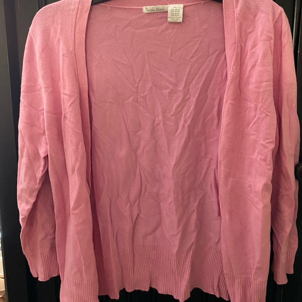 Light pink cardigan
